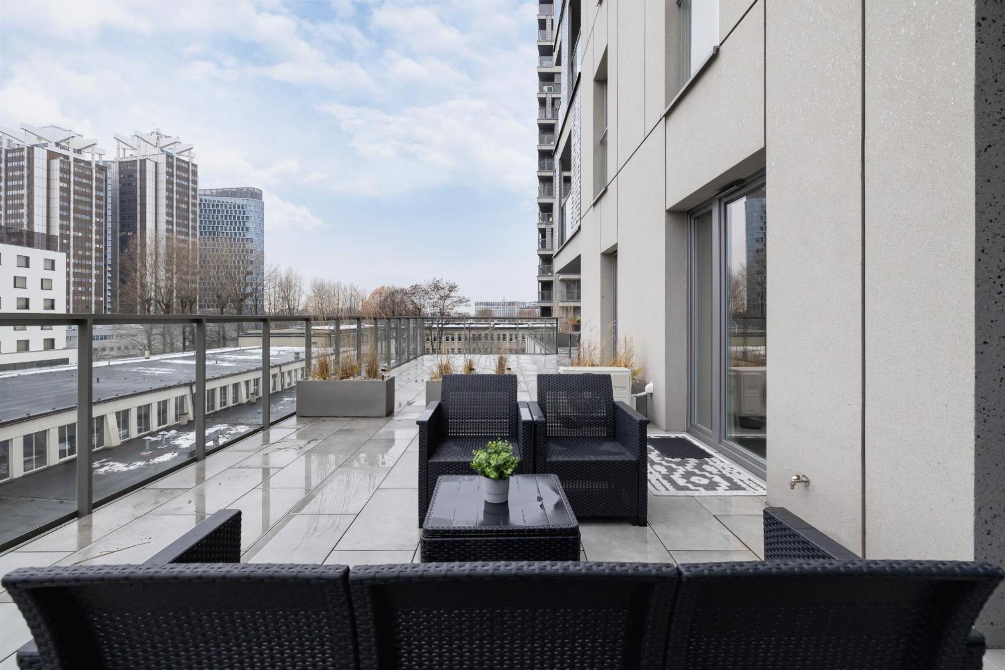 Exclusive Apartment In Katowice With Balcony, Parking, Gym And Sauna By Noclegi Renters Eksteriør bilde