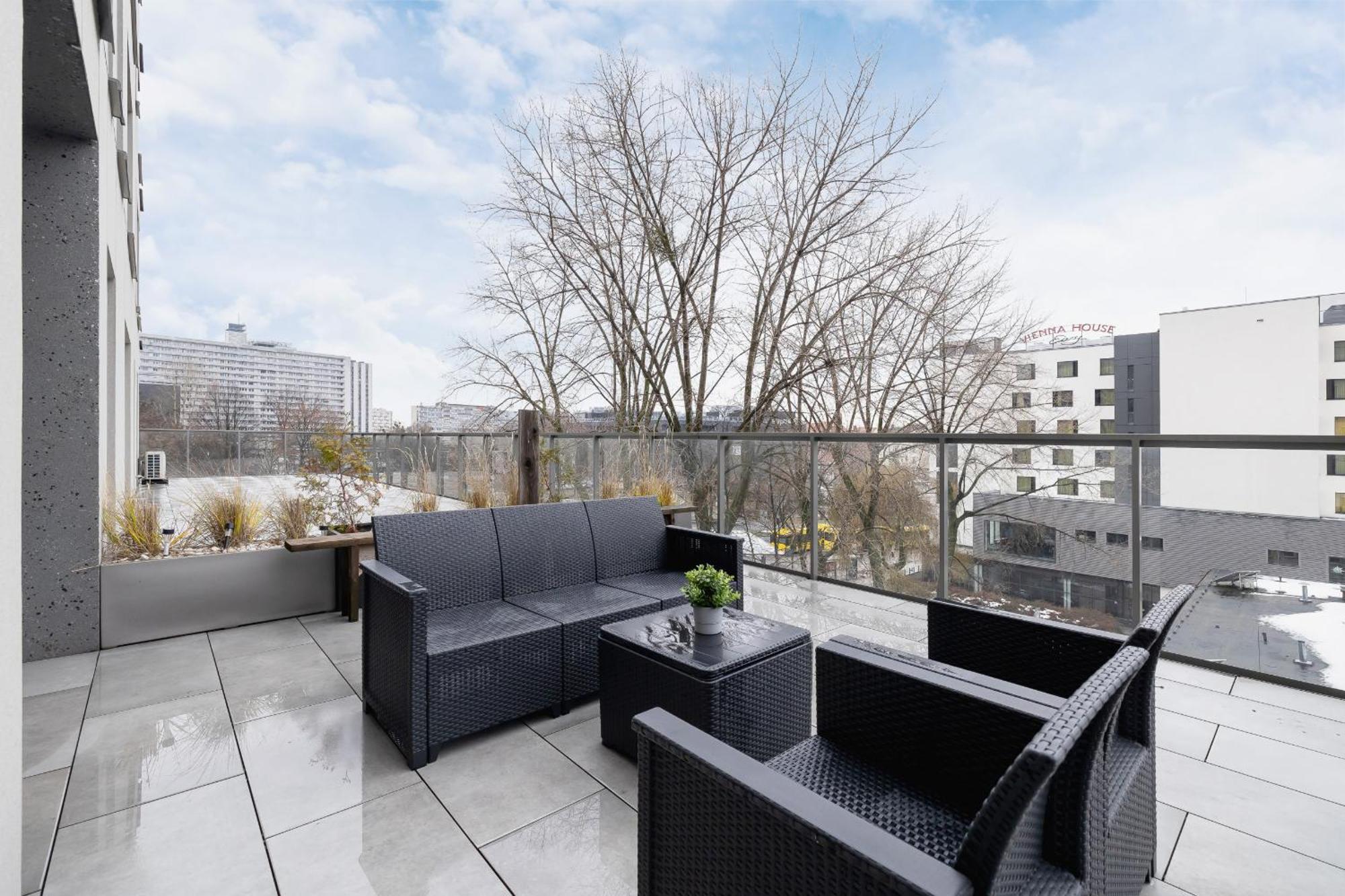 Exclusive Apartment In Katowice With Balcony, Parking, Gym And Sauna By Noclegi Renters Eksteriør bilde